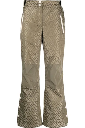YVES SALOMON Pantalones acampanados con monograma