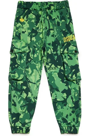 Dsquared2 Pantalones cargo con estampado militar