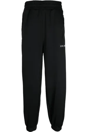 Izzue Pants con pretina elástica y parche del logo