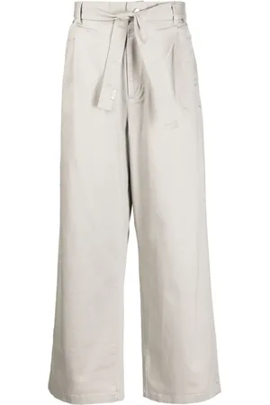 Izzue Pantalones anchos con cinturón