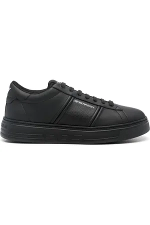 Emporio Armani Tenis con logo estampado