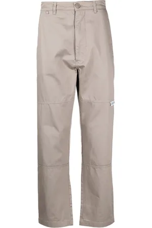 Izzue Pantalones chinos con parche del logo