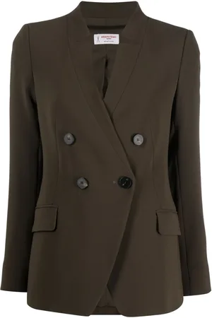 ALBERTO BIANI Blazer con doble botonadura y cuello en V