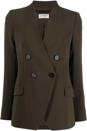 ALBERTO BIANI Blazer con doble botonadura y cuello en V