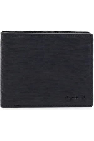 AGNÈS B. Cartera plegable con efecto texturizado