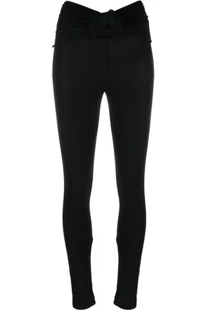 MAGDA BUTRYM Leggins con apliques florales