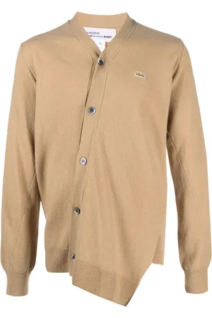 Comme des Garçons Cárdigan asimétrico de x Lacoste