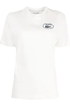 Lacoste Playera con Signature estampada