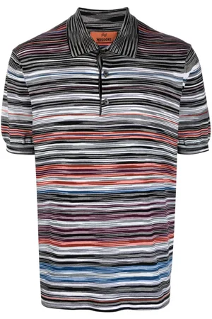 Missoni Playera tipo polo con rayas estampadas