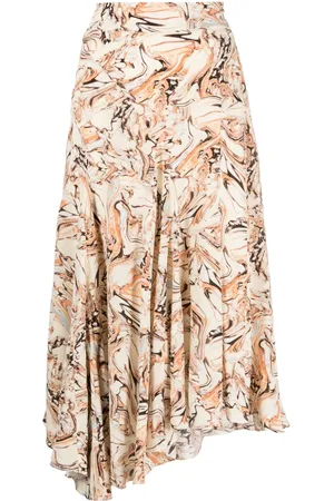 Isabel Marant Falda midi de seda Toscane