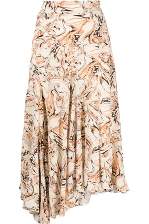 Isabel Marant Falda midi de seda Toscane