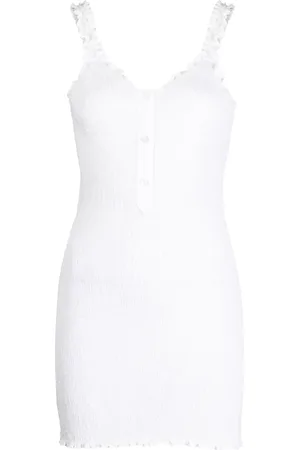 Alexander Wang Vestido corto con diseño fruncido