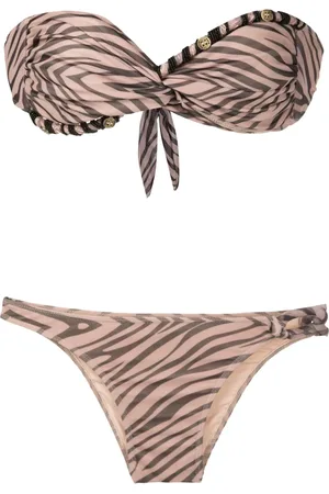 AMIR SLAMA Bikini con motivo de cebra
