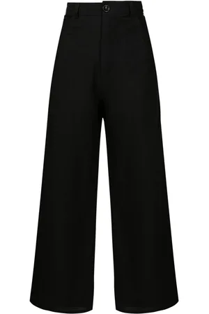 AMIR SLAMA Pantalones anchos con tiro alto