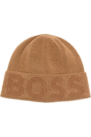 HUGO BOSS Gorro tejido con logo en jacquard