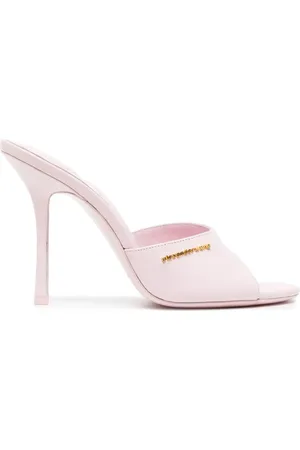 Alexander Wang Mules con puntera abierta y tacón de 110mm