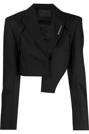 HELIOT EMIL Blazer con solapas de pico y placa del logo