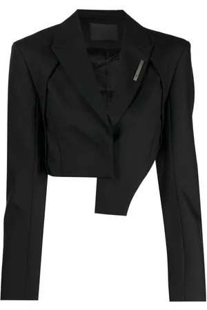 HELIOT EMIL Blazer con solapas de pico y placa del logo