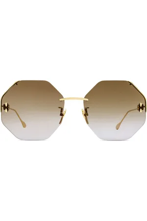 Isabel Marant Lentes de sol geométricos sin armazón