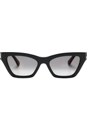 Cartier Lentes de sol con armazón cat eye y placa del logo