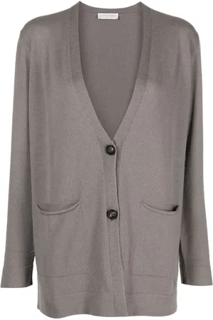 LE TRICOT PERUGIA Cárdigan de tejido fino con cuello en V