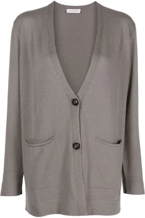LE TRICOT PERUGIA Cárdigan de tejido fino con cuello en V