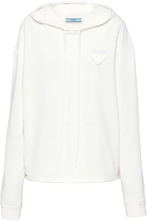 Prada Hoodie con logo triangular