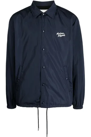 Maison Kitsuné Sobrecamisa con logo bordado y cordones