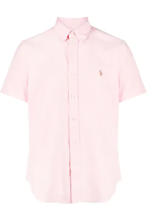Ralph Lauren Camisa manga corta con logo bordado