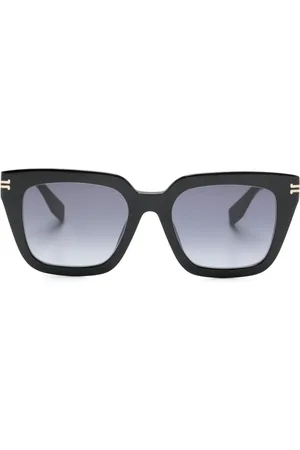 Marc Jacobs Lentes de sol con armazón rectangular y logo grabado