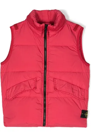 Stone Island Chaleco capitonado con motivo Compass