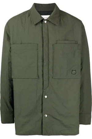 Maison Kitsuné Sobrecamisa con motivo Bold Fox Head