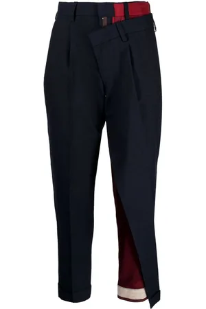Kolor Pantalones ajustados con diseño asimétrico