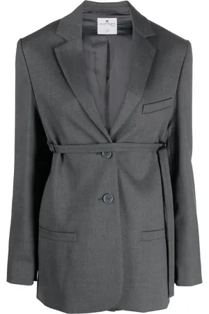 Courrèges Blazer de vestir con cinturón