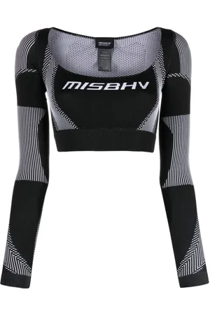 MISBHV Top corto con logo estampado