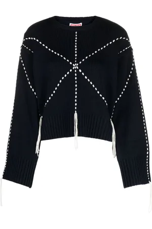 Kenzo Suéter con costura Sashiko