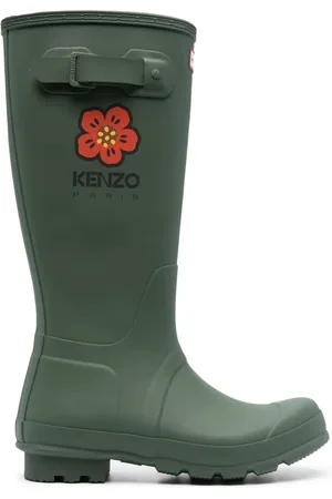 Kenzo Botas de lluvia con flor estampado de x Hunter