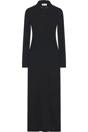 ROSETTA GETTY Vestido estilo playera tipo polo manga larga