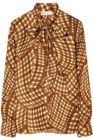 Tory Burch Blusa con estampado abstracto