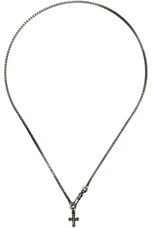 WERKSTATT:MÜNCHEN Collar con charm de cruz