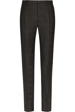 Dolce & Gabbana Pantalones de vestir con motivo de cuadros