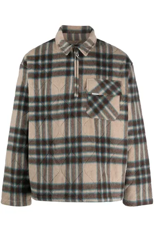 Represent Sobrecamisa con cuadros estampados