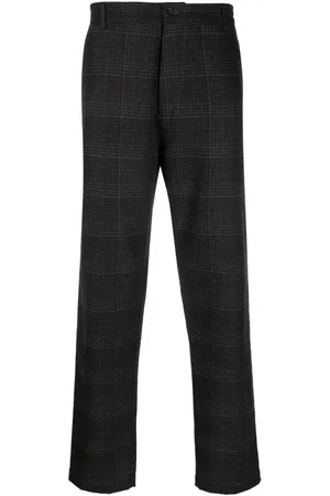 Universal Works Pantalones tejidos con estampado de cuadros