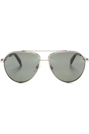 Chopard Lentes de sol con armazón estilo piloto y placa del logo