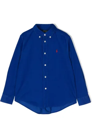 Ralph Lauren Camisa de pana con logo bordado
