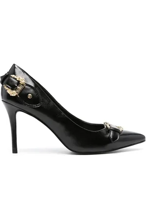 VERSACE Zapatillas con tacón stiletto de 90mm