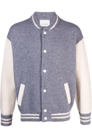 LANEUS Chamarra bomber con diseño color block