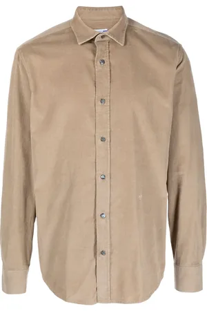 Jacob Cohen Camisa de pana con logo bordado