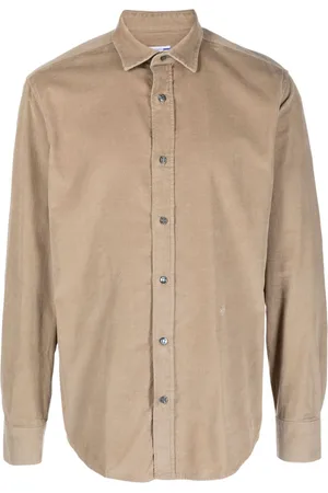 Jacob Cohen Camisa de pana con logo bordado
