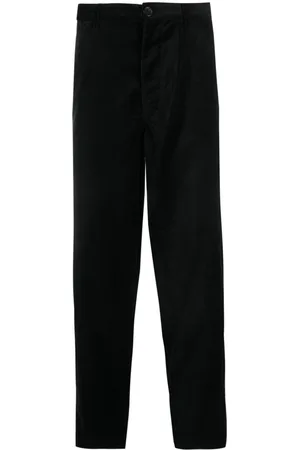 Comme des Garçons Pantalones de terciopelo rectos
